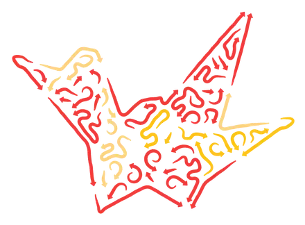 Origami-Kranich